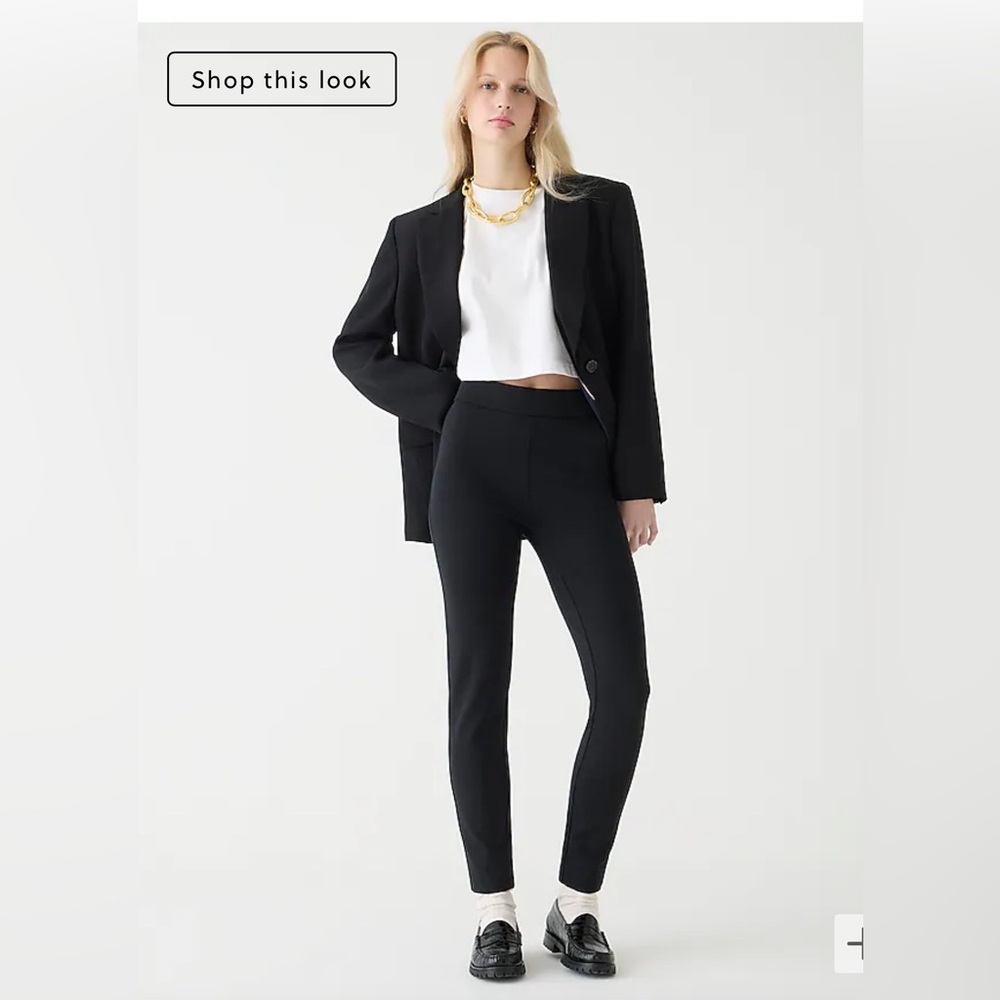 J Crew Pixie Pant M black